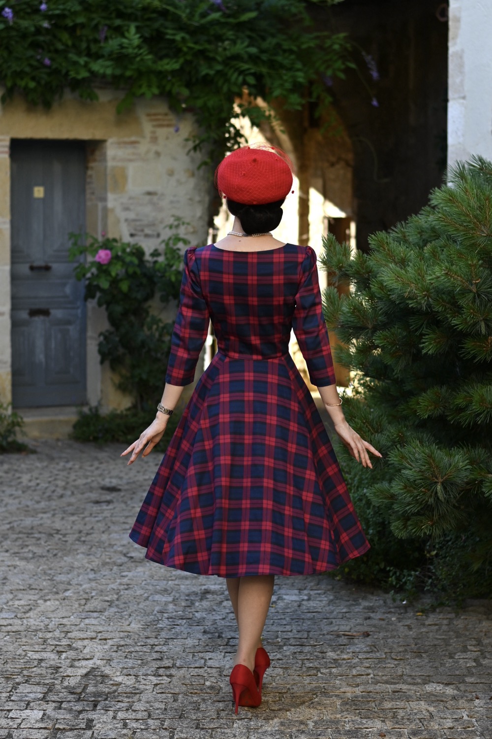 Margot Tartan Swing Dress